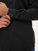 Camicia uomo Guess nera slim fit