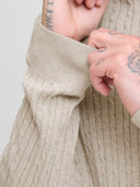 Pullover uomo JJEmil knit cable crew Jack & Jones