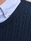 Pullover uomo JJEmil knit cable crew Jack & Jones