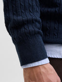 Pullover uomo JJEmil knit cable crew Jack & Jones