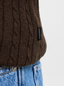 Pullover uomo JJEmil knit cable crew Jack & Jones