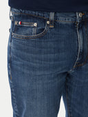 Jeans Uomo Denton Stretch Slim Straight Fit Tommy Hilfiger