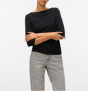 Maglia Donna Vero Moda  con Scollo a Barca e Manica 3/4