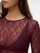 Maglia in Pizzo  a Maniche Lunghe AWTESSY  Vero Moda