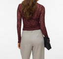 Maglia in Pizzo  a Maniche Lunghe AWTESSY  Vero Moda